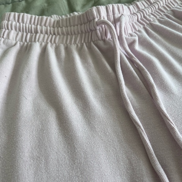 WILFRED BABY PINK WIDE LEG JOGGERS - Picture 3 of 5